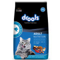 Drools Adult Cat Food Ocean Fish 400gm (Buy 2 Packet & Get 1pc Creamy Treat FREE) By Crown Aquatics. 