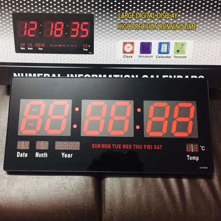 18.9-Inch%20Oversized%20LED%20Digital%20Wall%20Clock%20Large%20Display%20with%20Indoor%20Temperature%20Date%20and%20Day%20of%20Week,%20Electric%20Wall%20Clock/Calendar%20Timer%20Home%20D%C3%A9cor%20JH4600%20-%20Image%204