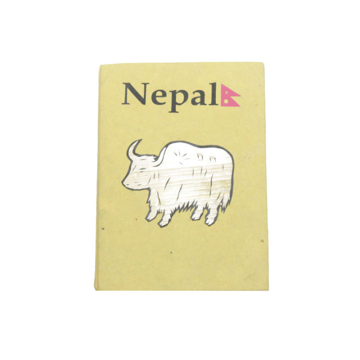 Yellow/Golden Yak Craft Lokta Paper Diary