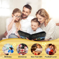 JAERBEE Trading Card Binder with Sleeves, 400 Double Sided Pocket Trading Card Binder Premium 4 Pocket PU Card Collection. 