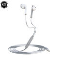 U24 Wired Headphones Stereo 3.5MM AUX Half In Ear Running Music Game Noise Cancel Earphone With Mic For Mobile Phone PC Laptop. 