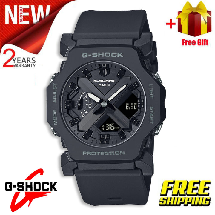 (Ready Stock) G-Shock Men Watch Digital Sport Watch LED Display Water Resistant Shockproof and Waterproof World Time LED Auto Light Sports Square Wrist Watches GA-2300