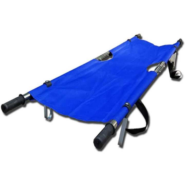 Folding Stretcher with Wheels for Emergency Rescue Hospital, Clinic, Home, Sports Facilities