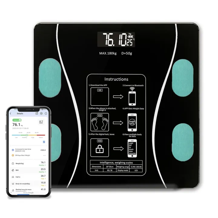 Elevate%20Smart%20Bluetooth%20Digital%20Weighing%20Scale%20for%20body%20weight,%20BMI%20body%20composition%20scale%20&%20Fat%20Analyzer,%20App%20Control,%2012%20Vital%20Stats,180Kg%20-%20Image%202