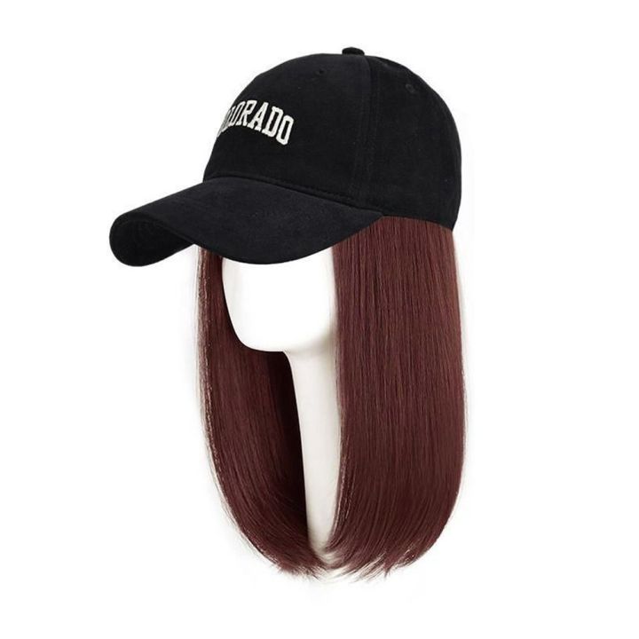 Daily%20Soft%20Cute%20Natural%20Hairpieces%20Hair%20Accessories%20Hair%20Extension%20Girls%20Synthetic%20Female%20Heat%20Resistant%20Fiber%20Seamless%20Connection%20Hat%20Wig%20Baseball%20Cap%20Bob%20Hair%20Wig%20Black%20Baseball%20Cap%20Hair%20Wig%20Long%20Straight%20Bob%20Hair%20-%20Image%204