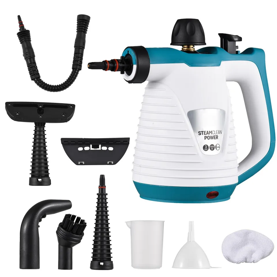Powerful Handheld Steam Cleaner 1100W - Multi-Purpose Sanitizer, Steamer, And Iron - Steam Mop And Kitchen Steam Cleaner Price