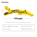Difutagui Wenefang Professional Alligator Clip for Salon Hairdressing Hair Clips Fashion Styling Luxury Tools Accessories Golden Hair Cutting Sectioning Clips. 