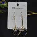Jewels of Nepal S925 Korean Bow Designed Long Drop Earrings For Women. 