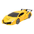 1:18 Transformer RC Car Toy - Remote Control, One-Button Transform, Realistic Engine Sound. 