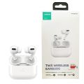 Joyroom Jr-T03S Pro (NX3) Wireless Earbuds White With Thin Red Case. 