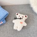 Difutagui Cute Cartoon Fluffy doll Animal Support Mobile Phone Extension Sales promotion Frame Finger Bracket Plush Toys bear dog Universal Fold Bracket. 