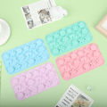 18Cavity Cake Baking Mold Flower Bow Shaped Silicone Mold DIY Handmade Candle Soap Mould Fondant Cake Baking Mold Luolong. 