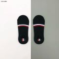 DISICHEN Fifty percent discount TB Men's Socks Breathable Fashion Luxury Brand Short Casual Summer Cotton Sports Cotton Socks Ankle Harajuku Grey Socks 1/6 Pair. 