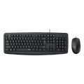 Rapoo NX1600 Wired Optical Mouse and Keyboard Combo - Black | Nagmani International. 