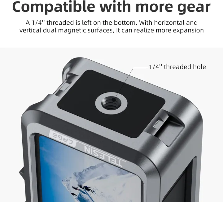 TELESIN%20Aluminum%20Case%20Metal%20Cage%20for%20DJI%20Osmo%20Action%205%20Pro%20Action%204%20Action%203%20Protective%20Frame%20Housing%20-%20Image%203