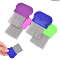 BanglianggexingLuxury Lice Comb No Nit Hair Rid Headlice Superdensity Stainless Steel Metal Teeth Remove Nits Brush Comb. 