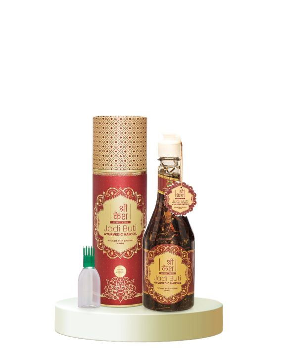 Shree Kesh Jadi Buti Ayurvedic Hair Oil 410ml with 1pc Hair Oil ...