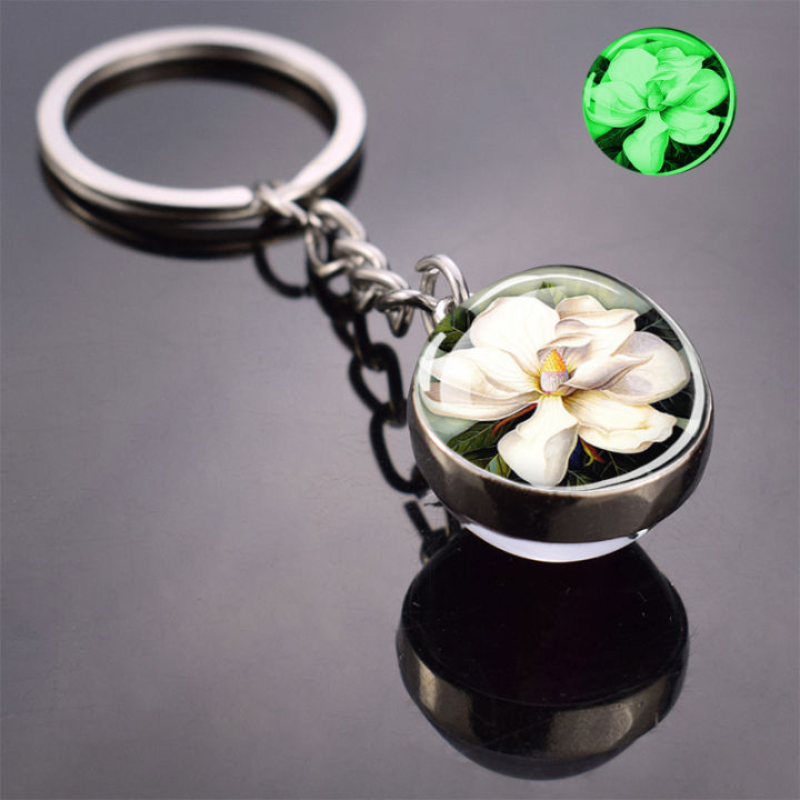 Luminous%20Flower%20Keyring%20Rose%20Lotus%20Cherry%20Blossoms%20Sunflower%20Keychain%20Glass%20Ball%20Pendant%20Jewelry%20Gift%20for%20Women%20Cute%20Key%20Chain%20-%20Image%202
