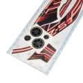 Yamaha Fzs V2 Full Sticker Black-Red. 
