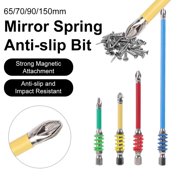 Magnetic%20Screwdriver%20Drill%20Bits%20With%20Spring%2065/70/90/150%20mm%20Spring%20Screwdriver%20Bit%20/4''%20Hex%20Shank%20High%20Hardness%20Impact%20Batch%20Head%20Power%20Hand%20Tools%20-%20Image%205