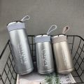 Portable Leak-proof Mini Thermos Cup Stainless Steel 257ml Vacuum Cup Pocket Design Durable Water Bottle Travel Outdoor. 