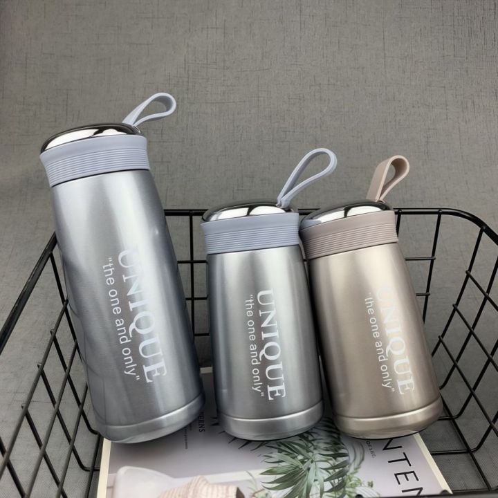 Portable Leak-proof Mini Thermos Cup Stainless Steel 257ml Vacuum Cup Pocket Design Durable Water Bottle Travel Outdoor