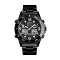 SKMEI 1538 Men Sport Watches Fashion Stopwatch Alarm Dual Display Waterproof Digital Watch. 