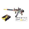 MP5K Gel-Blaster Automatic Graphite Design Toy Gun With Red Dot/Scope/Silencer And 10000 Ammo (1 Packet). 