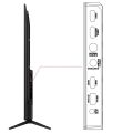 TCL 108 cm (43 inches) Metallic Bezel Less Series 4K Ultra HD Smart LED Google TV 43V6C (Black). 
