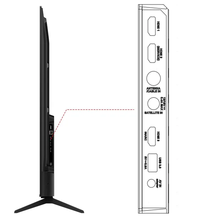 TCL%20108%20cm%20(43%20inches)%20Metallic%20Bezel%20Less%20Series%204K%20Ultra%20HD%20Smart%20LED%20Google%20TV%2043V6C%20(Black)%20-%20Image%205