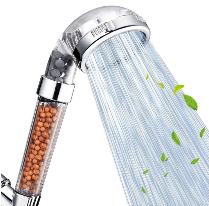 Hot Spa Healthy Shower Head Water Saving High Pressure Transparent ...