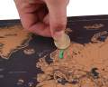 Scratch Off World MapScratch Off World Travel Tracker Poster Map30x42.5cm .. 