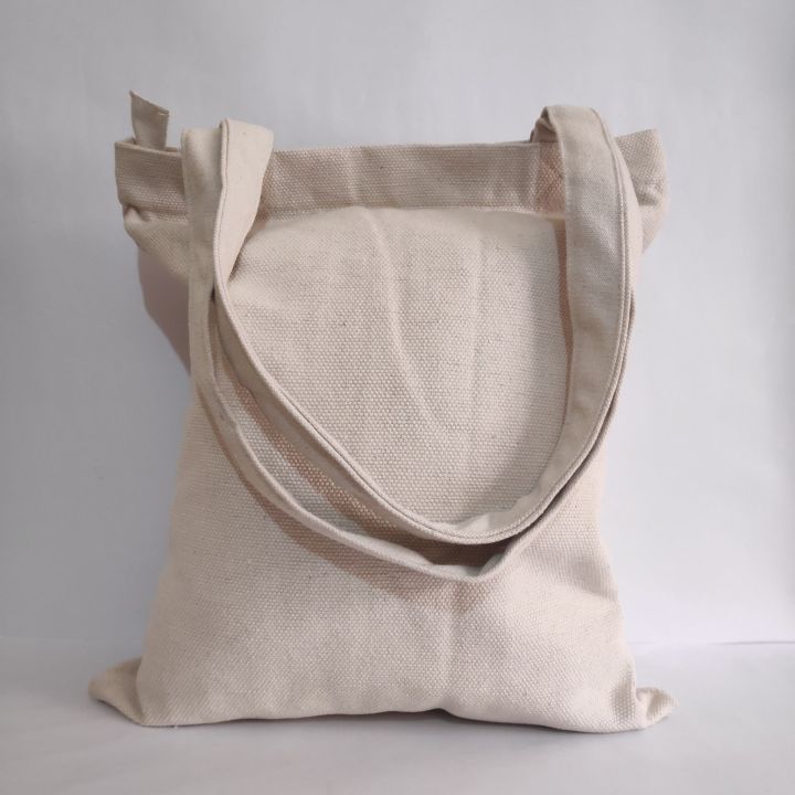 Plain Tote Bag For Women | Tote Bag | Shopping Bag | Plain Bag with Zipper and Inner Pocket | Made in Nepal by Cotton Hemp Creation