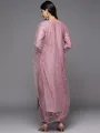 Women's Cotton Blend Kurta Set with Pant and Dupatta. 