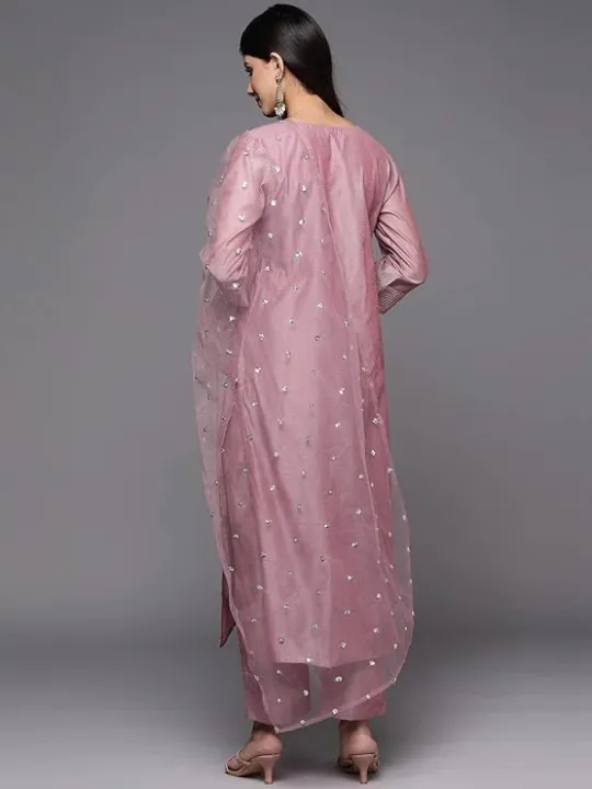 Women's%20Cotton%20Blend%20Kurta%20Set%20with%20Pant%20and%20Dupatta%20-%20Image%207