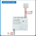ARELENE Tuya Smart WiFi 4 Channel Relay with Temperature Humidity Sensor Passive Dry Contact Switch RF433 for Alexa (A). 