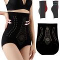 Sales promotion 【Top Picks】Ice Silk Ion Fiber Repair Shaping Women Tummy Control Sculpt Underwear Short High Waisted Body Shaper Briefs Firm Pant Shapewear. 