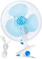 ElectroMax Table and Clip Fan, Assorted Colors, 8 Inches. 