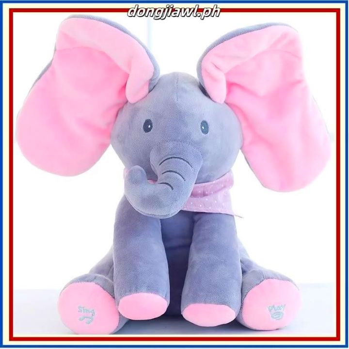 “BabyEle Peek-A-Boo Plush Toy – Singing Elephant with Ears That Move”