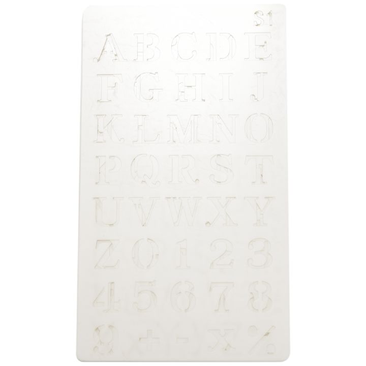12 Pcs Alphabet Stencils Reusable Letter Painting Stencils Plastic