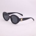 Round Oval Black Frame Best Selling Sunglasses For Women. 