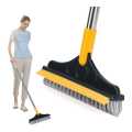 Cleaning Scrub Brush & Wiper With Long Rotatable 120° Handle. 