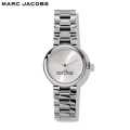 Marc Jacobs Mi0120179278 White Dial Silver Round Watch For Women. 