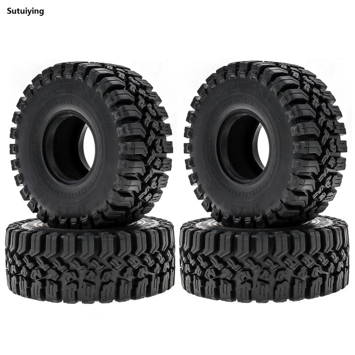 Sutuiying%201.9%20Crawler%20Tires%201/10%20RC%20Soft%20Rubber%20Mud%20Tyres%20118mm%20With%20Foam%20Insert%20Fashion%20For%20RC%20Crawler%20Car%20Traxxas%20TRX4%20Axial%20SCX10%20SCX10%20II%20RC4W%20-%20Image%202