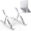 Adjustable Aluminum Laptop Stand for 10 to 17 inch Devices – Compatible for MacBook, HP, Dell, Lenovo & All Other Notebook. 