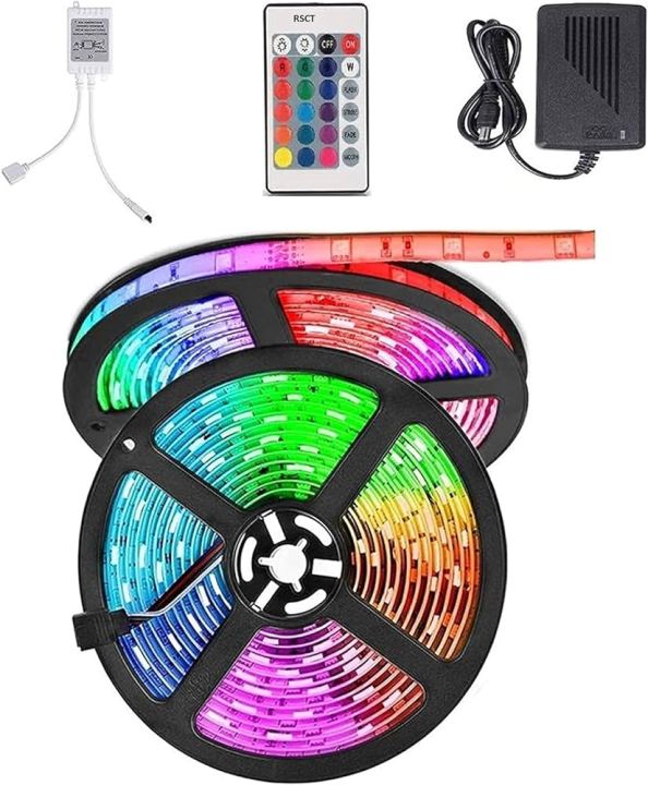 Rgb Led Strip Light Waterproof Remote Control Color Changing