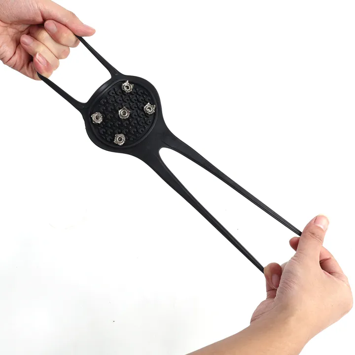 2Pcs%208%20Teeth%20Ice%20Gripper%20Spike%20for%20Shoes%20Winter%20Outdoor%20Anti-Slip%20Hiking%20Mountain%20Climbing%20Crampons%20Anti-slip%20Shoe%20Covers%20-%20Image%206