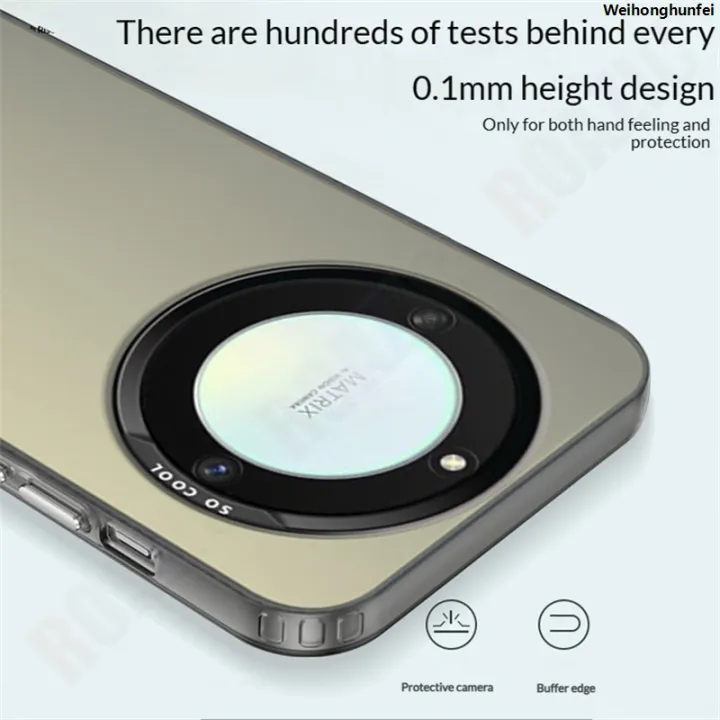 Weihonghunfei2025%20New%20ROA%20Phone%20Case%20For%20Honor%20X9a%205G/X9b%205G/X9c%205G%20Metallic%20Aurora%20Skin%20Casing%20Colorful%20Silicone%20Shockproof%20Full%20Protection%20Anti-fingerprint%20Back%20Cover%20-%20Image%203