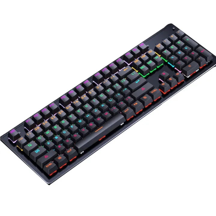 R8%201035%20Professional%20Gaming%20Mechanical%20Keyboard%20%7C%20Blue%20Switch%20%7C%20104%20Keys%20%7C%20Background%20Lighting%20System%20-%20Image%202