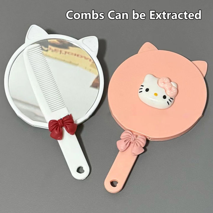 Portable%20Sanrio%20Cute%20Hello%20Kitty%20Kawaii%20Comb%20Mirror%20Set%20Combs%20Handheld%20Mirror%20Extracted%20Hair%20Brush%20Hair%20Massage%20Styling%20Tool%20LUKE%20-%20Image%202